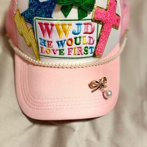 Colorful WWJD SUNDAY Cap